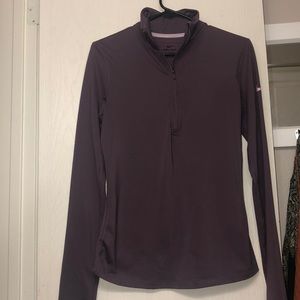 Purple Nike Dri-fit zip up